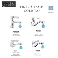 [SG Seller] Fidelis Brand Basin Cold Tap Quality Single level basin cold tap easy handle 2ticks PUB approved