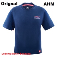 AHM HRC23 Elegant Navy Tshirt Kaos Cotton Original Honda HRC