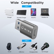 WINX (two-year warranty) USB 3.0 and Type C OTG adapter combination for 5Gbps fast transfer