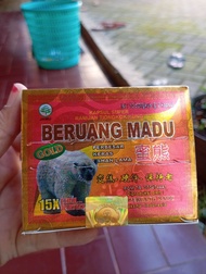 Produk Madu Beruang Madu Gold 15X Kemasan Kapsul Super Ramuan Jiongkok Kemasan Berwarna Merah Kemasa