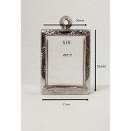 🍁READY STOCK🍁S15 S18 S34 STAINLESS STEEL 佛牌壳1pc