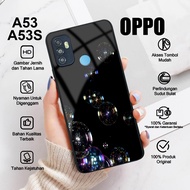 Softcase OPPO A53 4G A53S 4G Case BUBBLE BUBBLE Casing hp Oppo A53 A53S Glossy Silicone Case