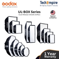 Godox UL-Box Series Quick Release Umbrella Softbox, Compact Rectangular Softbox Diffusers & Fast Set