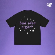 Olivia rodrigo bad idea right Áo Thun cotton Dáng Rộng Ngắn Tay Phong Cách harajuku Cổ Điển Thời Tra