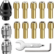 28Chuck Set Electric Grinder Chuck Replacement Drill Bit Keyless Drill Chuck Shank Rotary Chuck Set