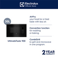 [New] Electrolux EMSB30XCF 60cm UltimateTaste 900 Built-in Convection Microwave Oven 30L Capacity wi