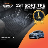 Karso Karpet Kereta Car Mat Hyundai i10 (2008-2017)