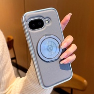 For Google Pixel 9A Pixel 9 Pixel 9 Pro Pixel 9 Pro XL luxury Plating Bracket Phone Case