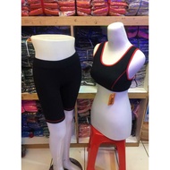Fitness bra shorts set