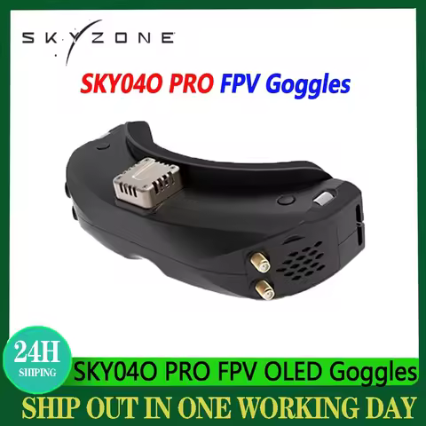 SKYZONE SKY04O Pro OLED FPV Goggles 5.8GHz 48CH Steadyview Receiver 1280X720 Resolution 60FPS Refres