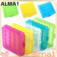ALMA 4 AA AAA For 14500 10440 Organizer Coloful Battery Holder Storage