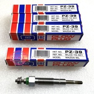 HKT Heater Glow Plug for Ford Ranger 2.5, Mazda Fighter (WL) 11v PZ-39 (1set/4pc)