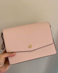 Tory Burch 粉色鏈條包