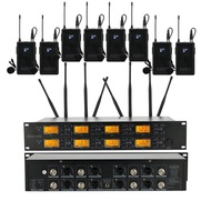 UR-8000-L 650-690MHz professional wireless microphone UHF 8 channel 8 wireless lapel mic 8 wireless 