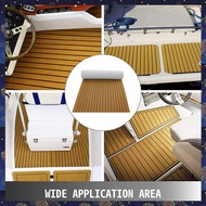 (RZDW) Foam Teak Decking EVA Foam Marine Flooring Faux Boat Decking Sheet Accessories Marine Brown B