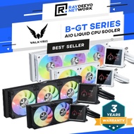 Valkyrie B240 / B360 GT Series ARGB AIO Liquid CPU Cooler [Black / White]