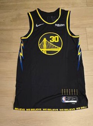 Nike Curry Warriors 2022 冠軍 City Edition Authentic AU jersey size 44 M 球員版 落場版 球衣