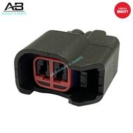 2 Pin Ford GM Dodge Jeep Mustang Bosch EV6, EV14,LS2, LS3,Ls7 Fuel Injector Socket Connector