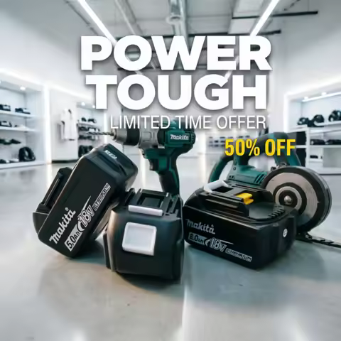 Makita Slim 18V BL1016 Battery Lightweight Easy Installation Safe Voltage Control Portable Handheld 