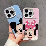 Cute Cartoon Mickey Minnie case iPhone xs max xr 11 12 pro 13 14plus 15 pro max iPhone 7 8 se 13 pro max 12 13 mini casing