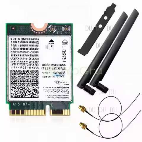 D for NGFF M.2 WiFi Card Tri-band PC WiFi Bluetooth 5.4 Intel WiFi 7 BE200 BE200NGW