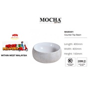 {FREE SHIPPING} Mocha Italy - Counter Top Metallic Ceramic Basin (Toilet Sink) (MAB5401) Wall Hung B