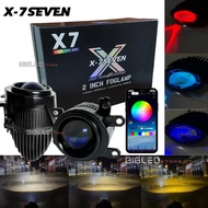 TOYOTA X-7SEVEN XSEVEN 2 INCH FOGLAMPX7 SEVEN PROJECTOR BILED X-7SEVEN X7 3 COLORS 2 INCH FOGLAMP HO