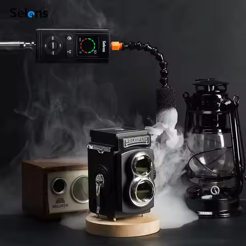 Selens Wireless Control Fog Machine Photography Studio Dry Ice Smoke Atmospheric Haze Machine with A