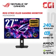 Asus 27" ROG Strix XG27AQDMGR QHD TrueBlack Glossy OLED G-Sync Freesync 240Hz 0.03ms Ergonomic Gamin