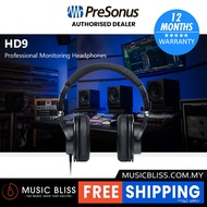 PreSonus HD9 Professional Over-Ear Monitoring Headphones (HD-9)