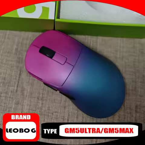 LEOBOG GM5Ultra GM5Max Wireless Mouse Three-Mode Lightweight Ergonomic Design Mice Suitable for Offi
