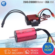 Surpass Hobby 2845 3100KV Waterproof Sensorless Brushless Motor with 35A Brushless ESC for 1:12 RC C