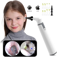 Wireless Otoscope Ear Camera 3.9mm 1080P HD WiFi Ear Scope with 6 LED Lights for Kids and Adults Sup
