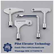 1 piece of elevator door key, triangular key, electroplated elevator triangular key, L-shaped elevat
