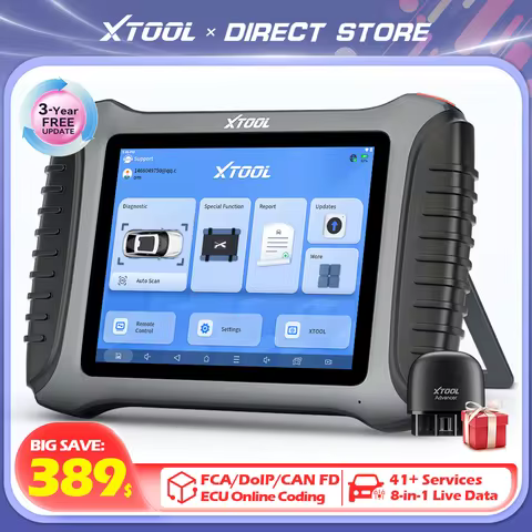 XTOOL InPlus IP900 Automotive Scanner VS XTOOL D8S OBD2 Diagnostic Tools Bidirectional OBD2 Scanner 