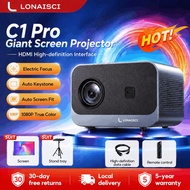 LONAISCI C1 Pro Smart Cinema Projector 4K Full HD Auto Focus Built in WiFi Bluetooth