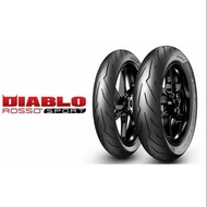 TAYAR PIRELLI DIABLO ROSSO SPORT 70/90-17 @ 80/90-17 @ 90/80-17 TUBELESS