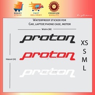 Proton car Sticker Reflective saga wira waja satria Stiker Kereta Waterproof Motor Laptop Helmet Vin