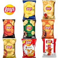 Lays Potato Chips / Lay’s Potato Chips Salted Egg / Extra Barbeque/Mieng Kam Krob Ros/Hot Chili Squi