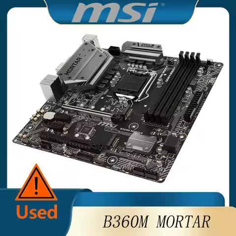 MSI GAMING B360M Mortar LGA 1151 Intel B360 Micro ATX Intel Motherboard