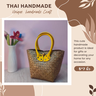 เข้าใหม่!! กระจูดสาน กระเป๋าถือ กระเป๋าสาน งานแฮนด์เมด ส่งจากแหล่งผลิต งานจากวัสดุธรรมชาติ Thaihandmade ของรับไหว้