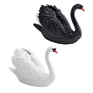 goodxyz1 Geese Statue Realistic Wildlife Animal Model Geese Figurine Sculpture Ornament