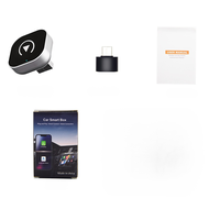 กล่อง CarPlay Ai Box 4K HD ไร้สาย Android Auto Adapter CarPlay AI Box Auto เชื่อมต่ออะแดปเตอร์ไร้สาย