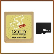 [chasoedivine.sg] For NDS Game Card TTDS GOLD Burning Card+16G Memory Card for 3DS NDSIXL/LL NDSI NDSL NDS Game Card Durable Easy Install