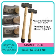 STONE HAMMER - WOODEN HAMMER - WOODEN HAMMER 2LB 3LB 4LB