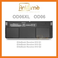 HP OD06XL OD06 BATTERY hp EliteBook Revolve 810 G1 G2 G3 bateri tablet hp laptop replacement HSTNN-W91C H6L25AA 0D06XL