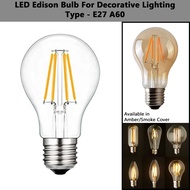 3H Lampu Mentol Hiasan LED Edison E14/E27 4W/6W [S14/C35/A60/G45/G95/ST64] (Decoration Lamp Bulb)