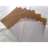 (15 x 15 CM / 10 x 10 CM) White Baking Paper Brown Greaseproof Wrapping Paper Baking Liner/ Cake Pan