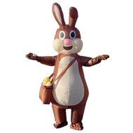 [ส่งจากไทย] ชุดตุ๊กตากระต่าย ตุ๊กตา กระต่ายเป่าลม  ชุดมาสคอตเป่าลม Inflatable rabbit mascot costume