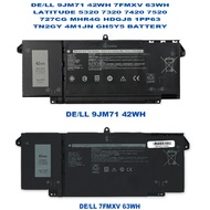 DE/LL 9JM71 42WH 7FMXV 63WH LATITUDE 5320 7320 7420 7520 727CG MHR4G HDGJ8 1PP63 TN2GY 4M1JN GH5Y5 B